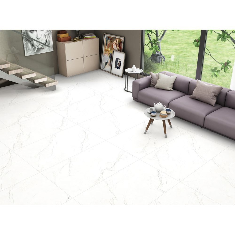 Керамогранит "Ennface" 600*1200 Mystic White Матовый Белый — купить в Екатеринбурге