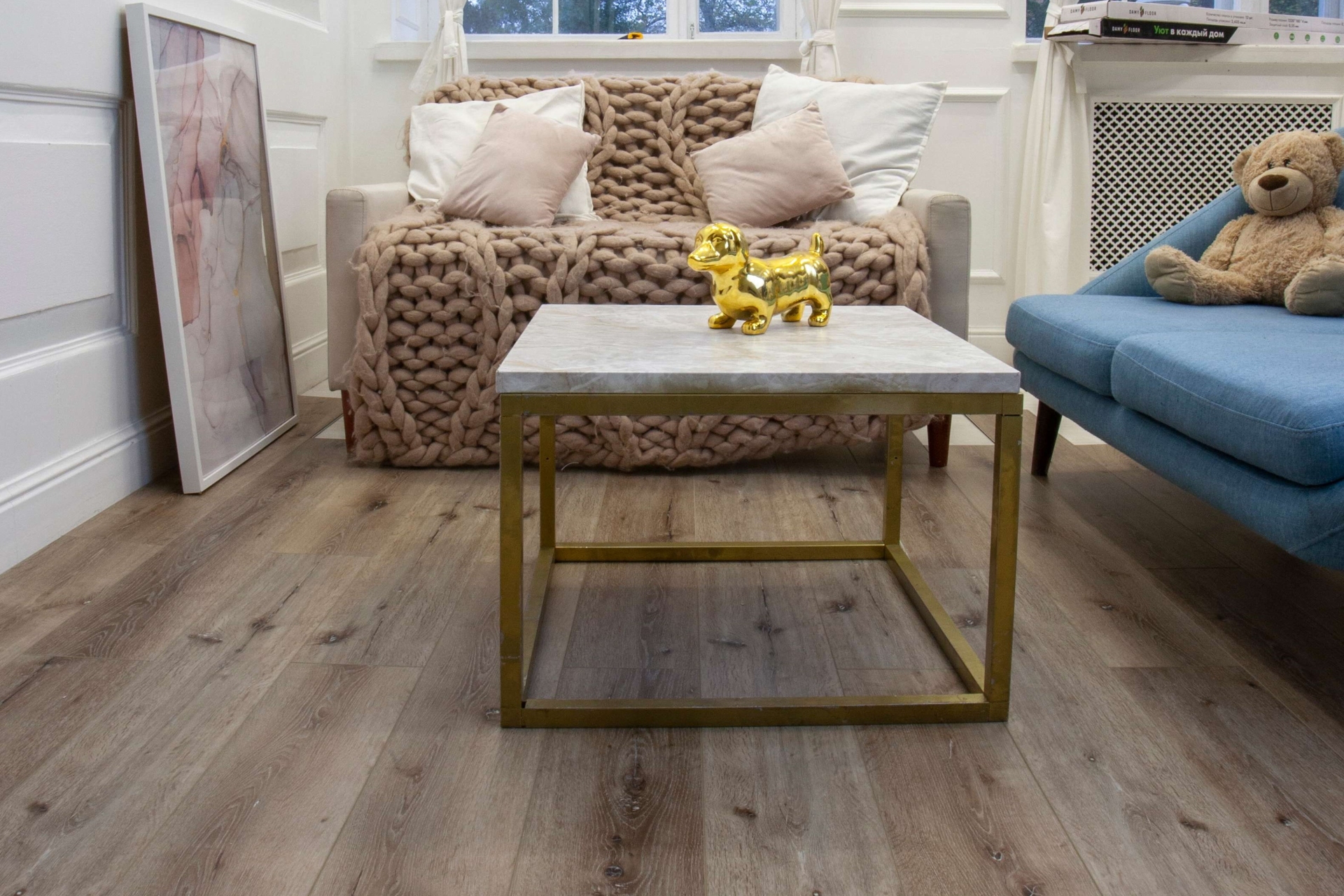 Усовершенствованная кварц-виниловая плитка «Damy Floor» Дуб Лофт (1227*187*2,5 мм) — купить в Екатеринбурге