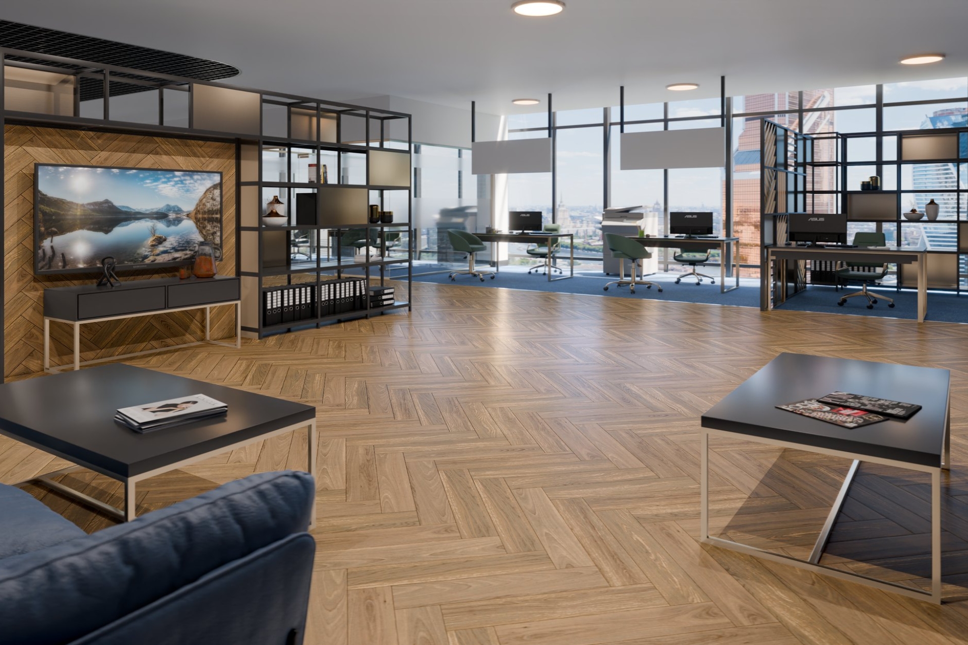 Инженерный паркет «Damy Floor» Натуральный (укладка елочкой) — купить в Екатеринбурге