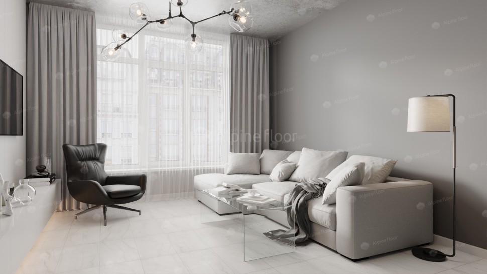 Виниловая плитка "Alpine Floor" Light Stone Брайс (608*303*2,5 мм) — купить в Екатеринбурге