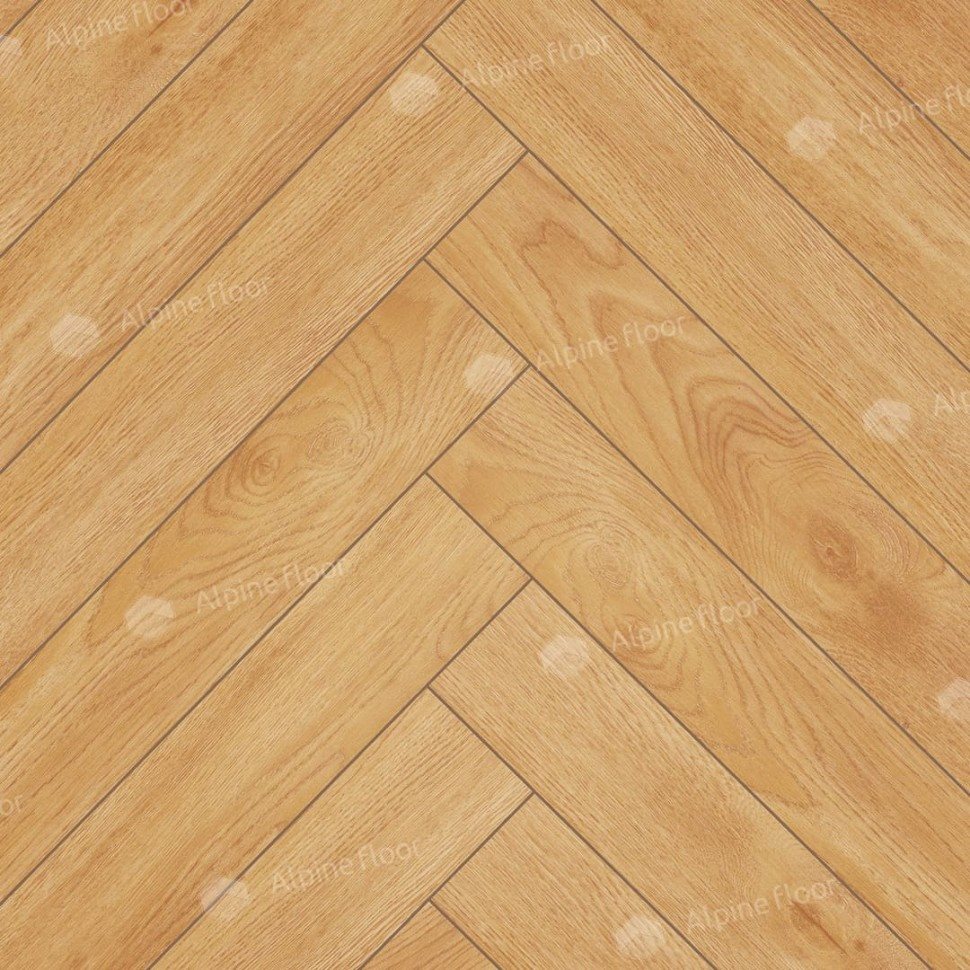 Ламинат "Alpine Floor" Herringbone 12 Дуб Пьемонт (600*100*12 мм) — купить в Екатеринбурге